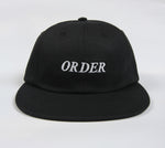 Order Logo 6 Panel hat (Black)