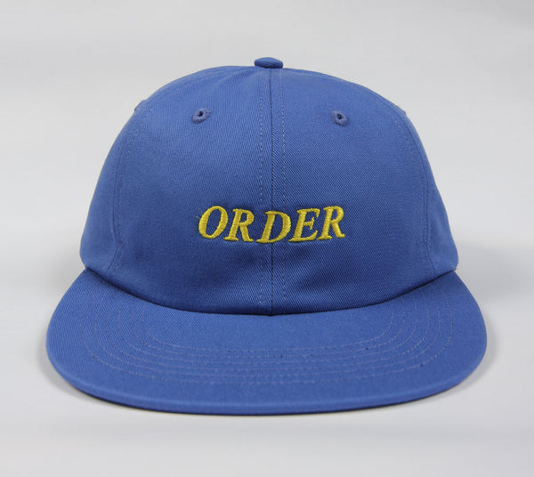 Order Logo 6 Panel hat (Blue)